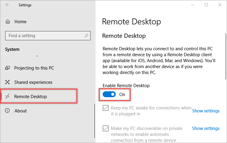 getting started with remote desktop client on ios